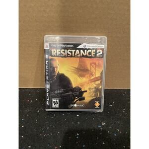 Resistance 2 (PS3 PlayStation 3) Complete w/ Manual Black Label CIB Tested